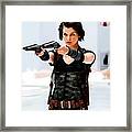 Milla Jovovich @ Resident Evil Framed Print