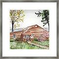 Mills Point Colchester Vermont Framed Print