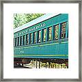 Mineral 902 Vintage Passenger Train Framed Print