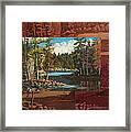 Mink Lake Exit Framed Print