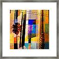 Mission District Palm Trees Framed Print