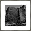 Mission In Charcoal Framed Print