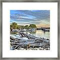 Mississippi Harbor 2 Framed Print