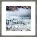 Mist Falls Framed Print
