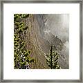 Misty Canyon Framed Print