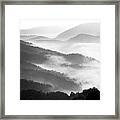 Misty Mountains Framed Print