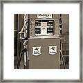 Mobilgas - Wayne Double Gas Pump 2 Framed Print