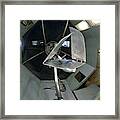 Model Airplane In Wind Tunnel Framed Print