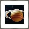 Model Of Saturn Framed Print