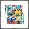 Modern King O' Clubs Framed Print Modern King O' Clubs Framed Print