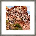 Mojave Desert Sandstone Wash - Valley Of Fire - Nevada Framed Print