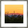 Mojave Sunrise Framed Print