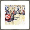 Monaco Gp 1961 Ferrari 156 Sharknose Framed Print