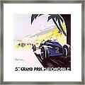 Monaco Grand Prix 1933 Framed Print