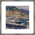 Monaco Panorama Framed Print