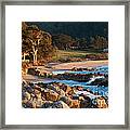 Monastery Beach In Carmel California Framed Print