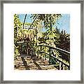 Monet's Bridge Giverny Framed Print