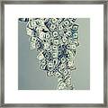 Money Flying Out Of Man's Wallet Framed Print