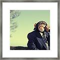 Monkey Communication Framed Print