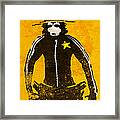 Monkey Sheriff Framed Print