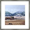 Montana Ranch - 1 Framed Print
