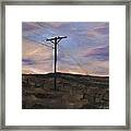 Montana Sky Framed Print