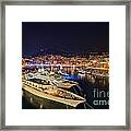 Monte Carlo Harbor Framed Print