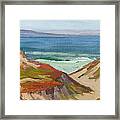 Monterey Bay Dunes Framed Print