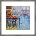 Monterey Wharf Framed Print