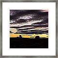 Monument Valley First Light Framed Print