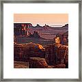Monument Valley Panorama Framed Print