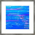 Moody Blues Abstract Framed Print
