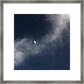 Moon Clouds Framed Print