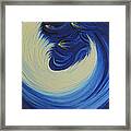 Moon Feather By Jrr Framed Print