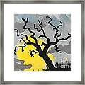 Moon Tree Framed Print