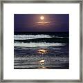 Moonlight Beach Framed Print