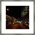 Moonlight Over The City Framed Print