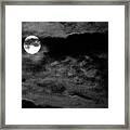 Moonlit Clouds Framed Print
