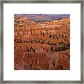 Moonrise Over Bryce Canyon Framed Print