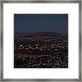 Moonrise Over Paso Framed Print