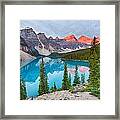 Moraine Lake Banff National Park Framed Print
