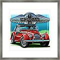 Morgan Plus 4 In Red Framed Print