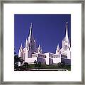 Mormon Temple - 2 Framed Print
