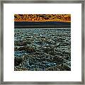 Morning At Badwater Framed Print