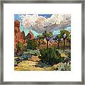 Morning At Joshua Framed Print