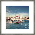 Morning Boats Nantucket Framed Print