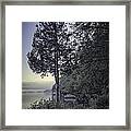 Morning By The Lake Framed Print
