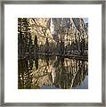 Morning Reflections In Yosemite Framed Print