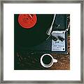Morning With Coffee And Jazz Framed Print