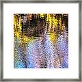 Mosaic Reflection At The River Framed Print